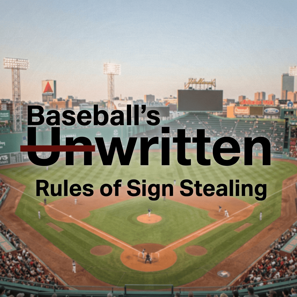 The rules of sign-stealing: unwritten no&nbsp;more