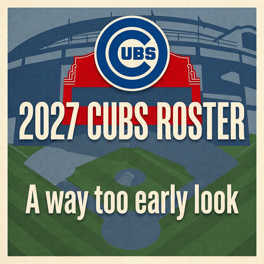 2027 CUBS ROSTER; UBS logo; positions PS, P8, P7, B6, PG, PS, PS, PS, DB, PS, CB, CB, RG